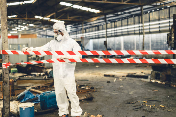 Professional Biohazard technician working in Blessing, TX